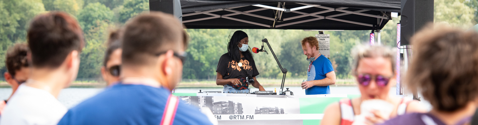 Thamesmead Waterfront outdoor DJ