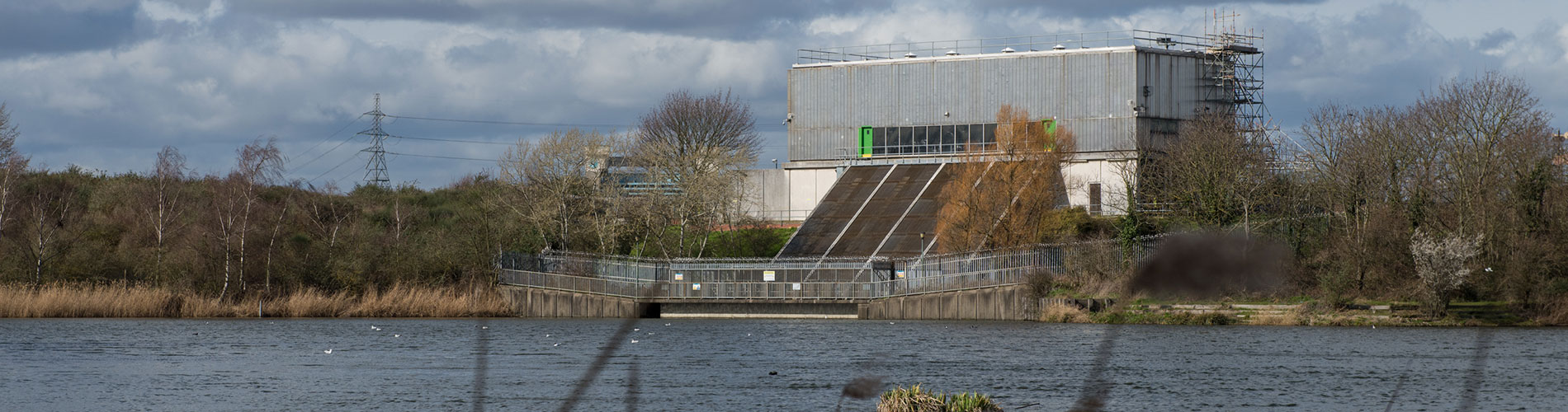 Old power plant by the river