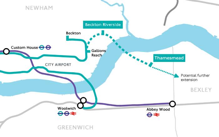 GOVERNMENT TO BACK DLR EXTENSION Image