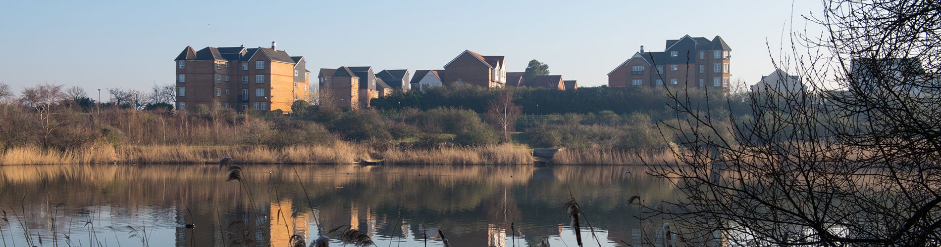 Apartments overlooking the river